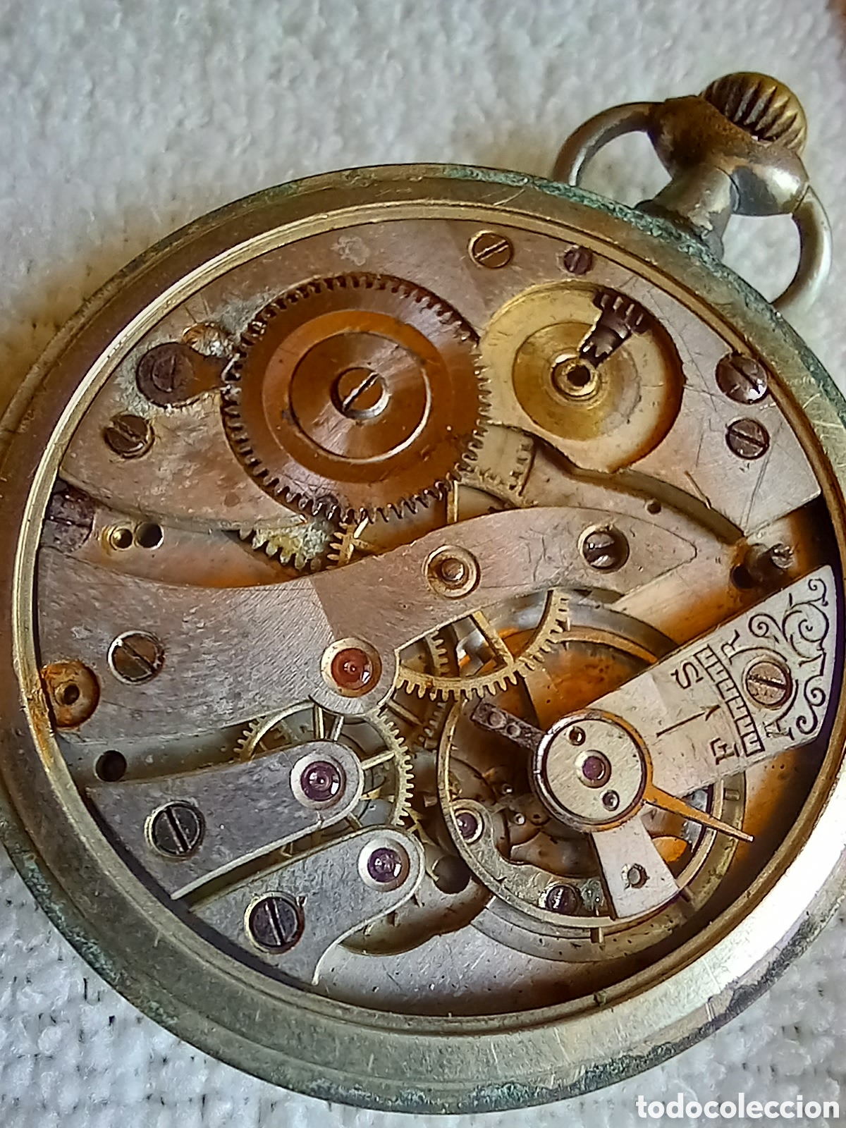 Relojes de bolsillo: ANTIGUO RELOJ DE BOLSILLO - Foto 9