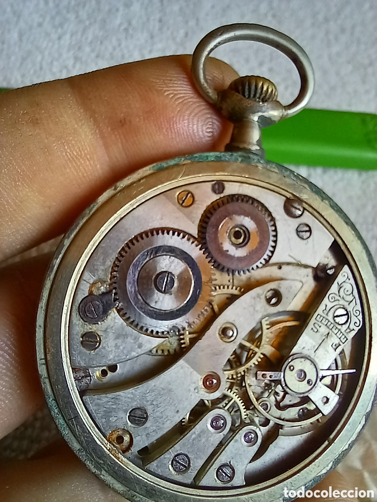 Relojes de bolsillo: ANTIGUO RELOJ DE BOLSILLO - Foto 10