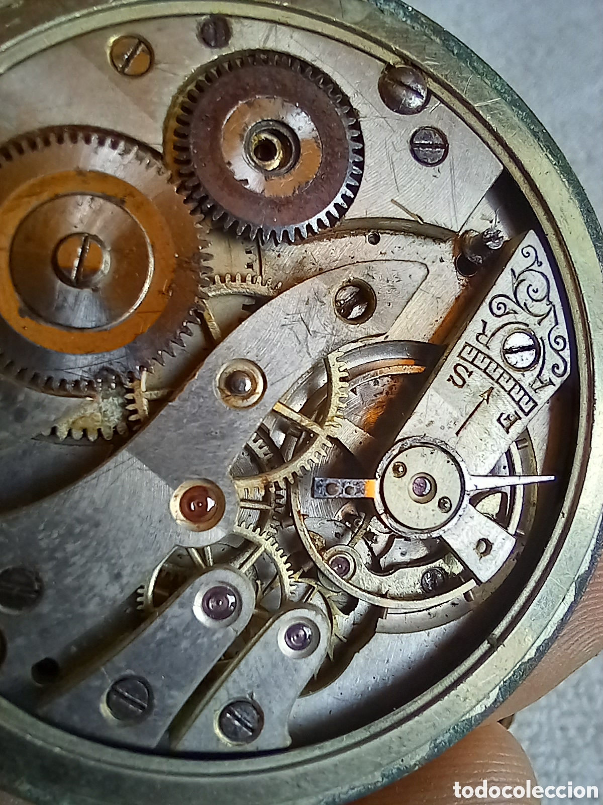 Relojes de bolsillo: ANTIGUO RELOJ DE BOLSILLO - Foto 11