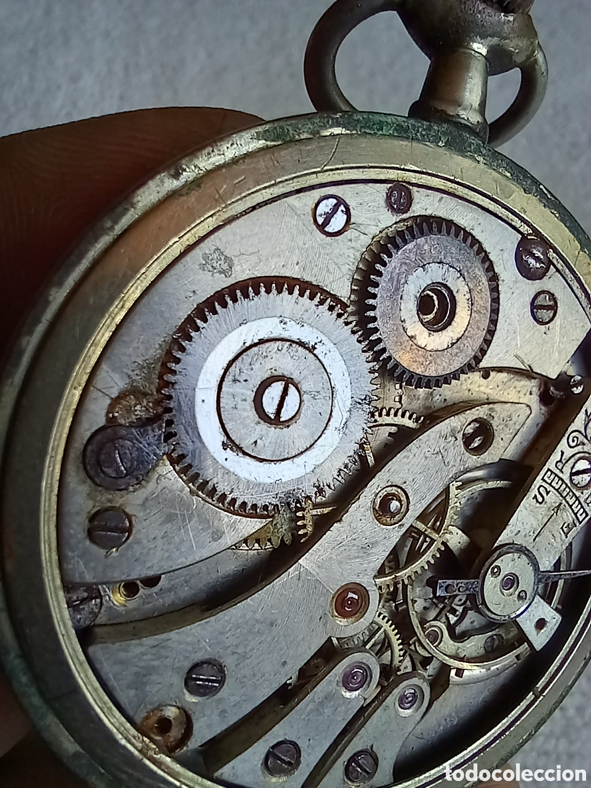 Relojes de bolsillo: ANTIGUO RELOJ DE BOLSILLO - Foto 12