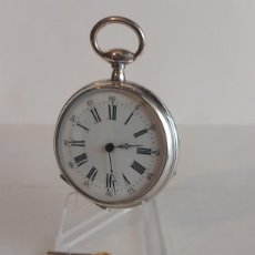 Relojes de bolsillo: RELOJ DE BOLSILLO EN PLATA DE FINALES DEL SIGLO XIX