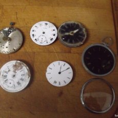 Relojes de bolsillo: 5 MAQUINARIAS GRANDES PARA RELOJ BOLSILLO-LOTE 259-82-