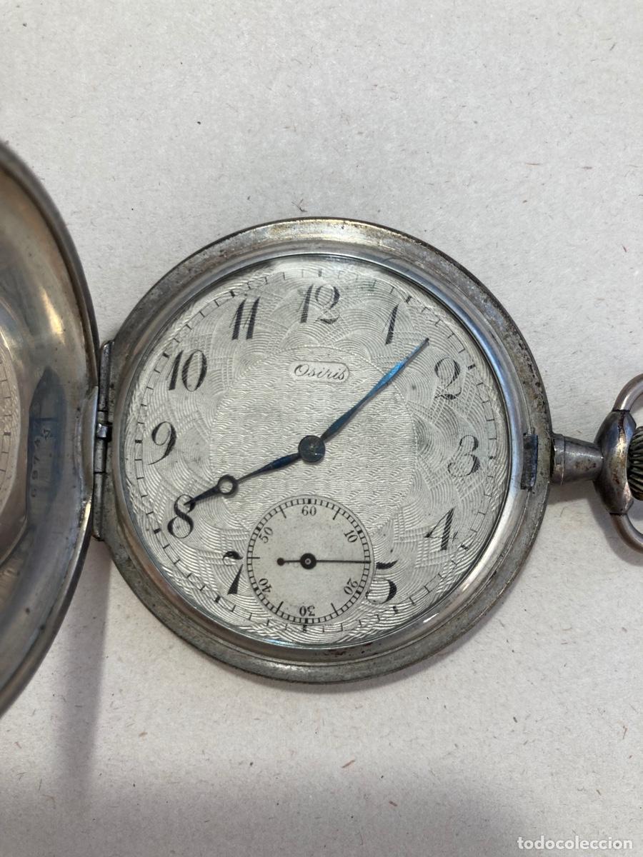 Relojes de bolsillo: Reloj de bolsillo &rdquo; 0siris&rdquo; Plata 800 - Foto 2