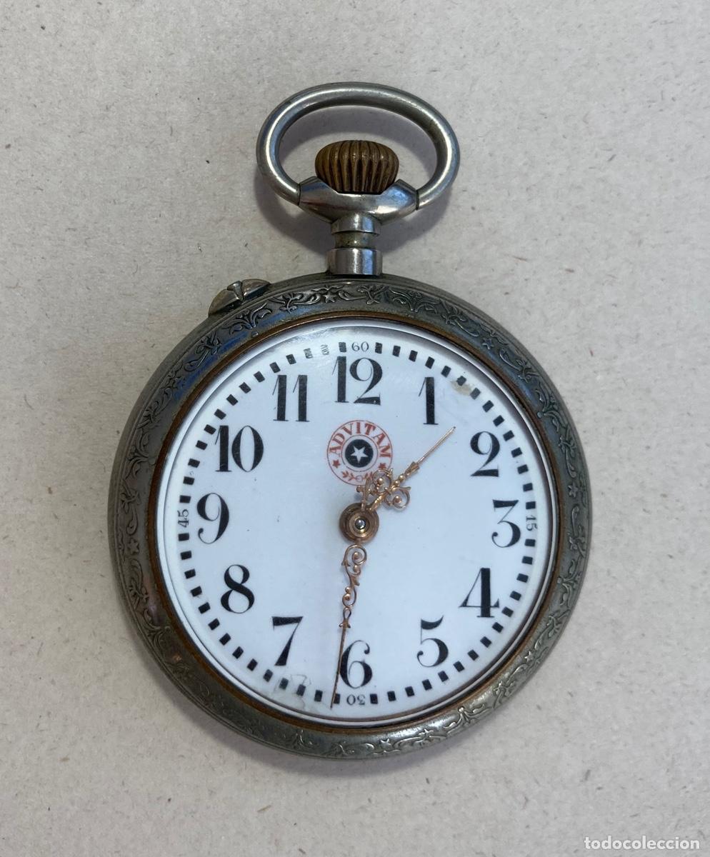 Relojes de bolsillo: Reloj de Bolsillo &rdquo; ADVITAM &rdquo;. Funciona - Foto 1