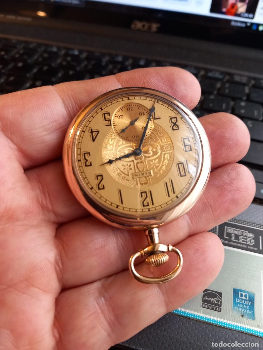 Relojes de bolsillo: Reloj de bolsillo Elgin U.S.A. de 1924 - Foto 16