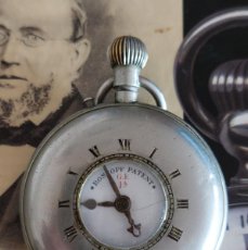 Relojes de bolsillo: RELOJ DE BOLSILLO ROSKOPF PATENT G.F. CAZADOR GRAN TAMAÑO 57 CMS.