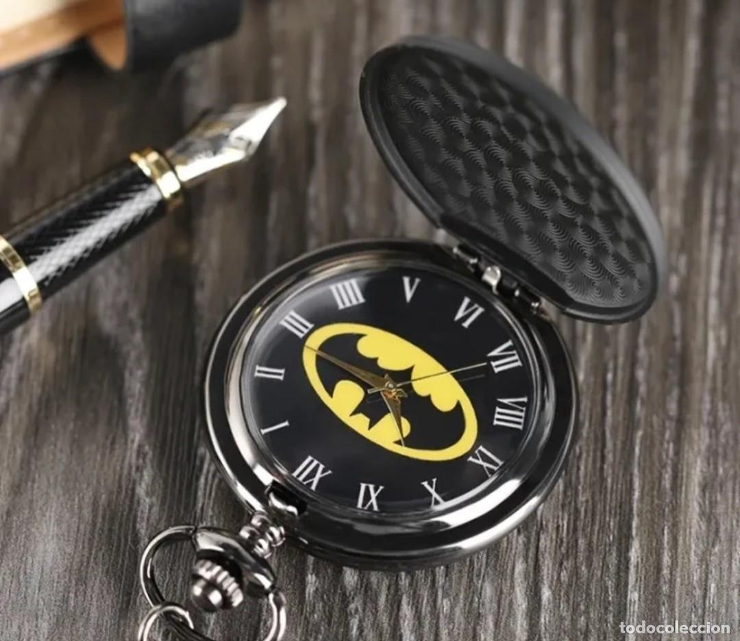 Relojes de bolsillo: Reloj de bolsillo - BATMAN - DC COMICS - con Cadena - Nuevo - Foto 6