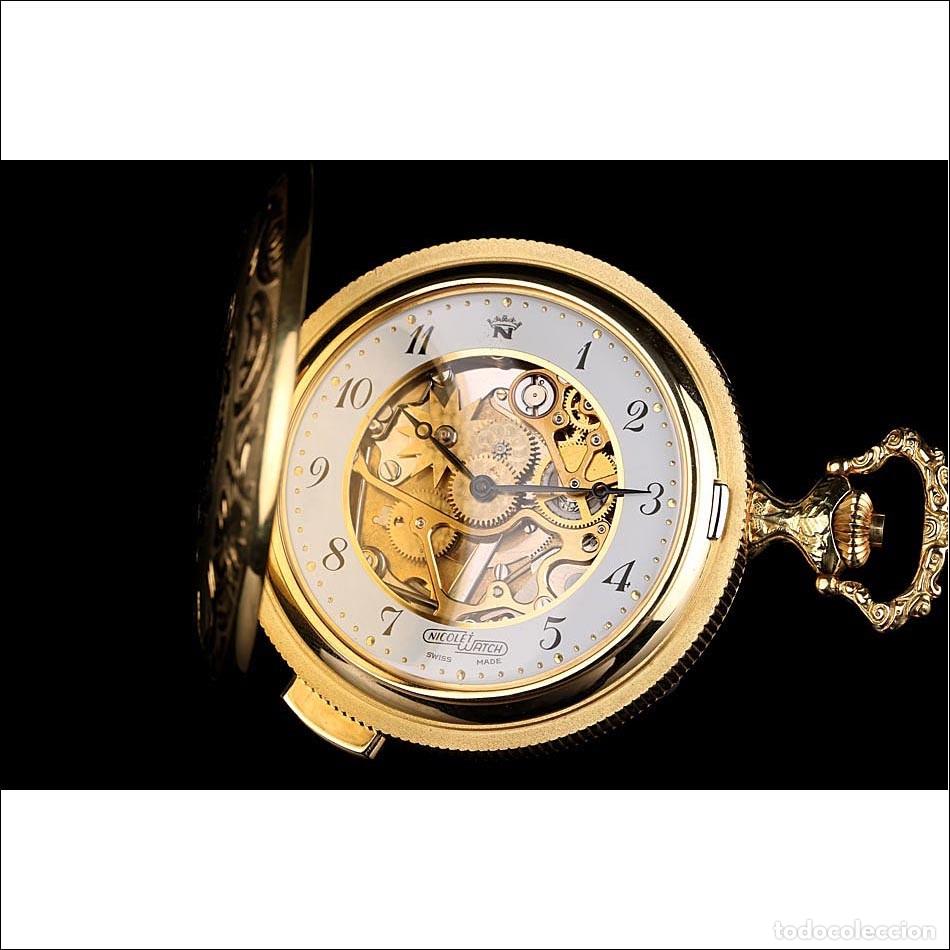Reloj Esquelético Relojes De Bolsillo Antiguos Del Vintage Del