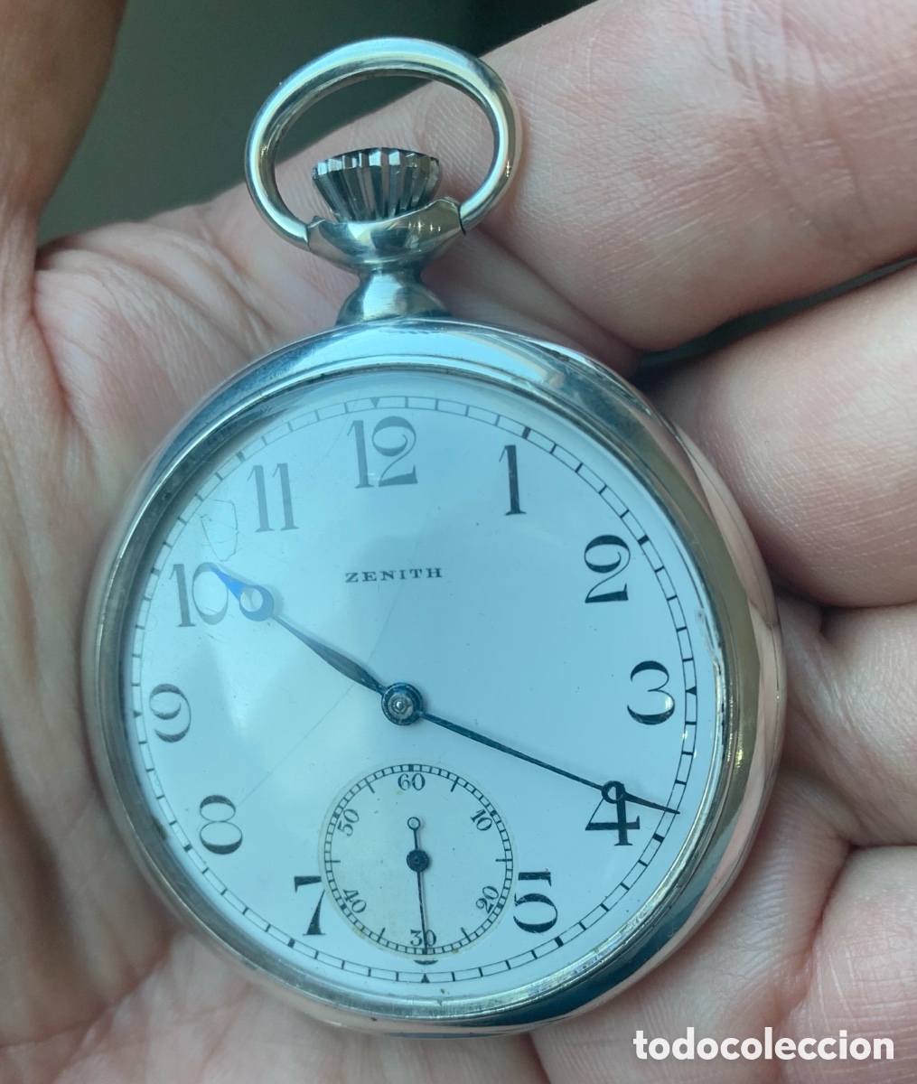 Relojes de bolsillo: Reloj Zenith en plata - Foto 3