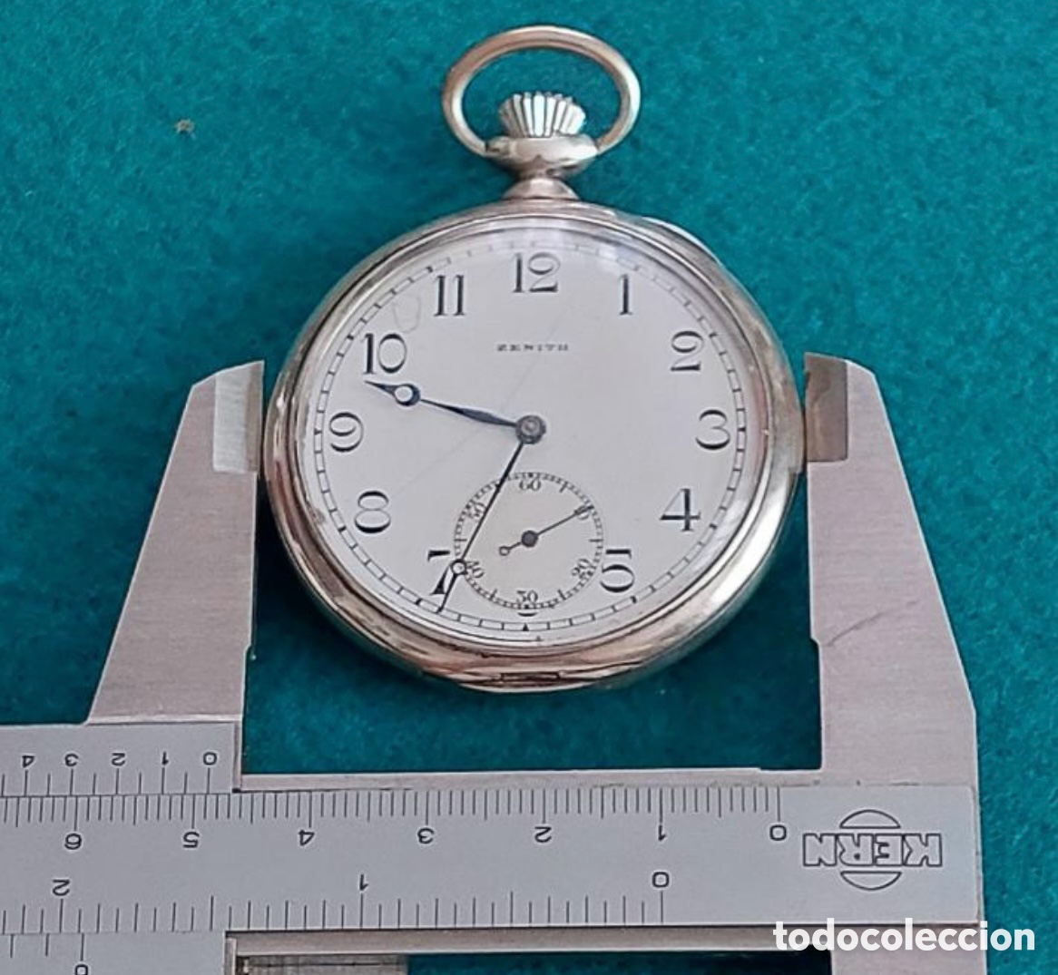 Relojes de bolsillo: Reloj Zenith en plata - Foto 6