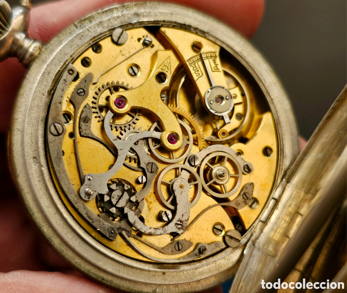 Relojes de bolsillo: CRONOGRAFO DE BOLSILLO. - Foto 8