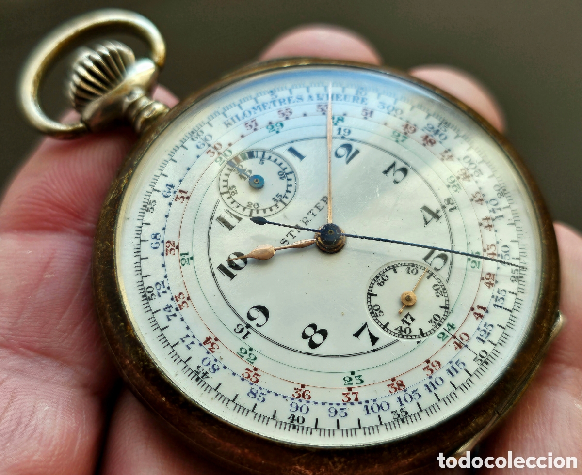 Relojes de bolsillo: CRONOGRAFO DE BOLSILLO. - Foto 10