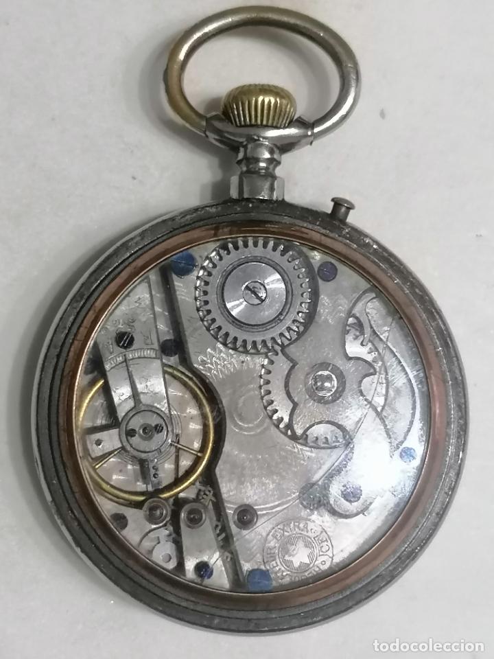 Relojes de bolsillo: RELOJ DE BOLSILLO, CF REGULATEUR EXTRA, DIAMETRO 5 CM, NO FUNCIONA - Foto 3