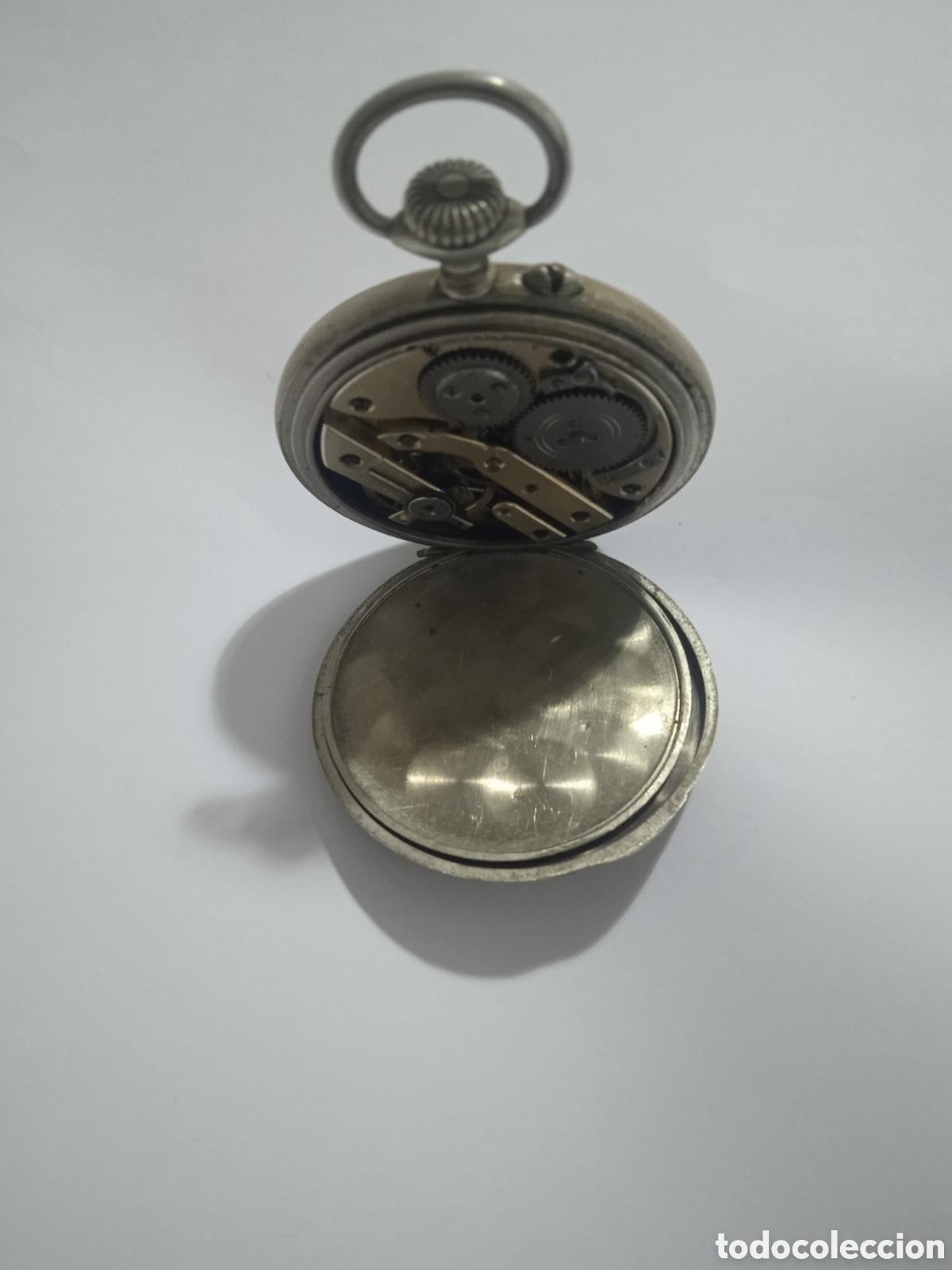 Relojes de bolsillo: Reloj de plata - Foto 3