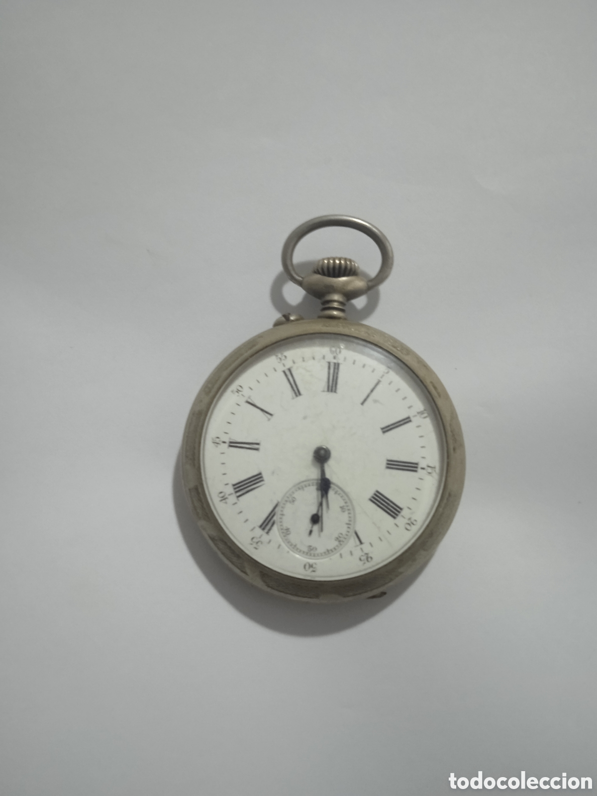 Relojes de bolsillo: Reloj de plata - Foto 1