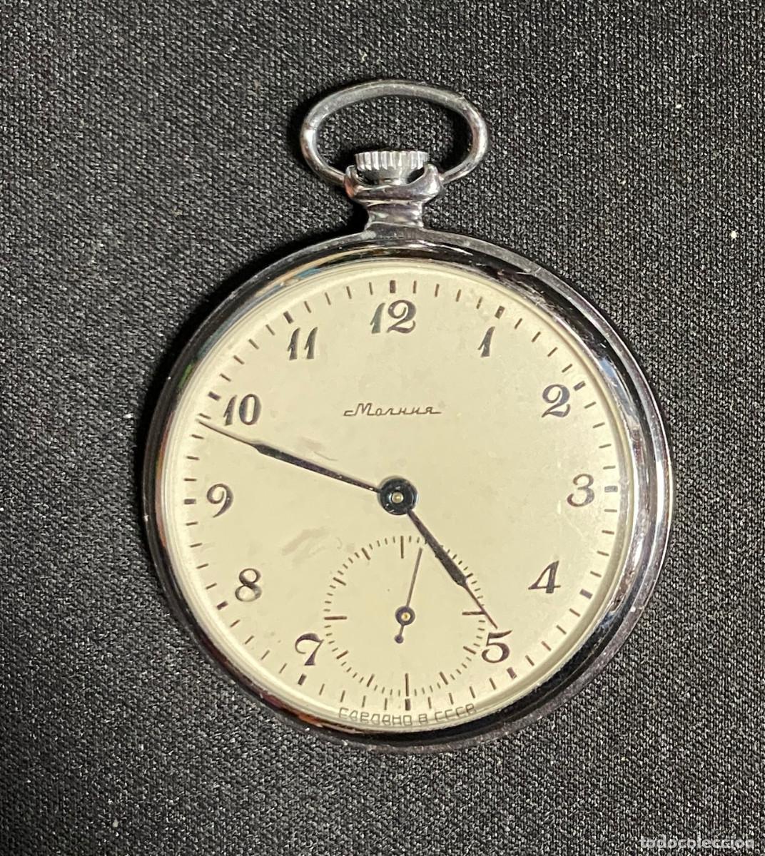 Relojes de bolsillo: RELOJ DE BOLSILLO MOLNIJA - FUNCIONANDO - Foto 2