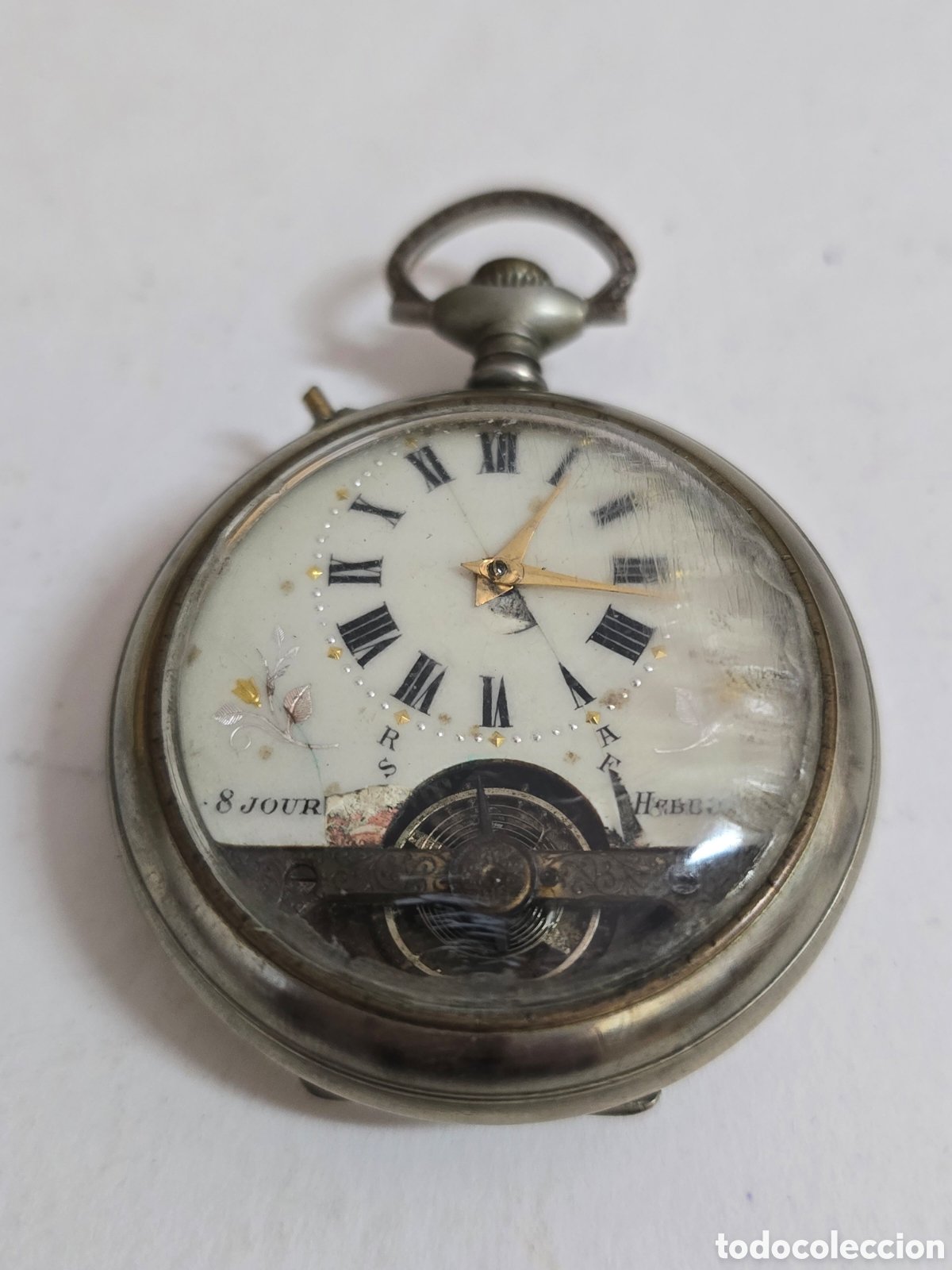 antiguo reloj de fichar phuc - Compra venta en todocoleccion