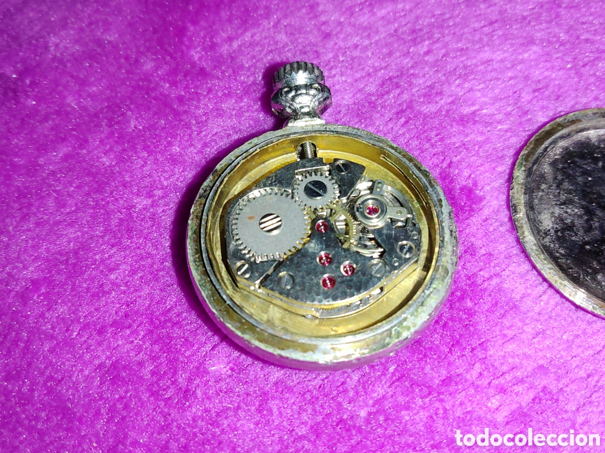 Relojes de bolsillo: RELOJ DE BOLSILLO SUICROM, FUNCIONA - Foto 6