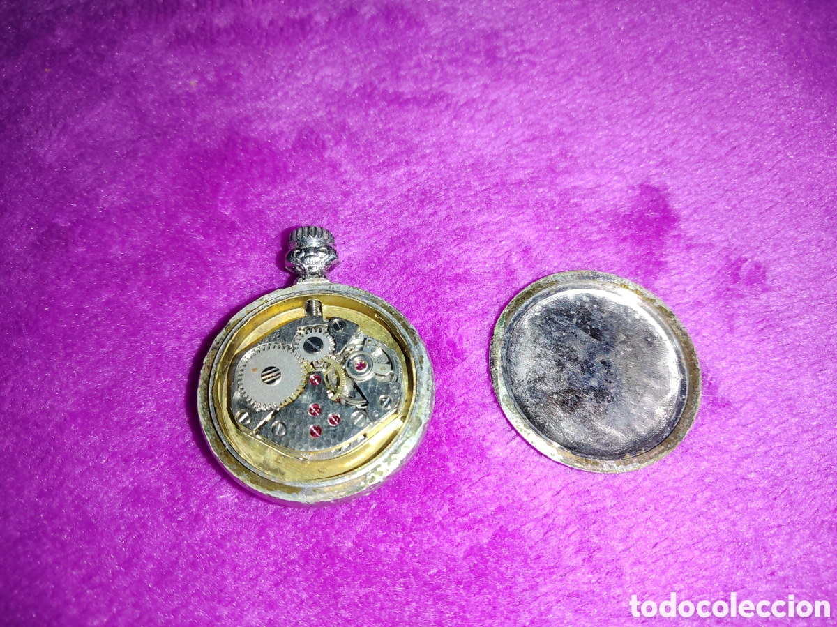 Relojes de bolsillo: RELOJ DE BOLSILLO SUICROM, FUNCIONA - Foto 7