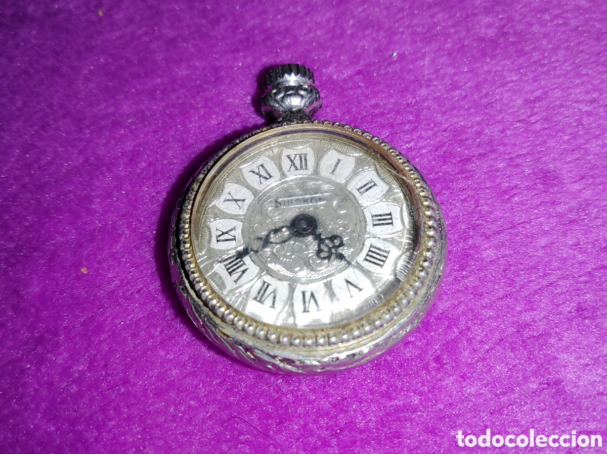 Relojes de bolsillo: RELOJ DE BOLSILLO SUICROM, FUNCIONA - Foto 1