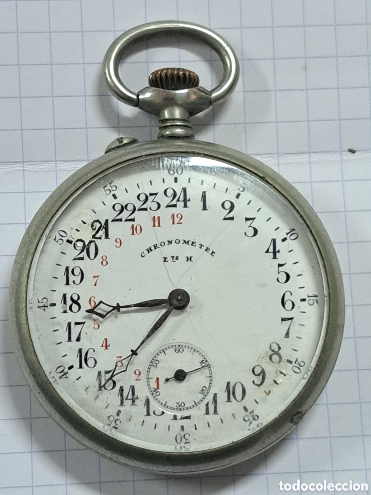 reloj de bolsillo lorens quartz. grabados con t - Compra venta en  todocoleccion