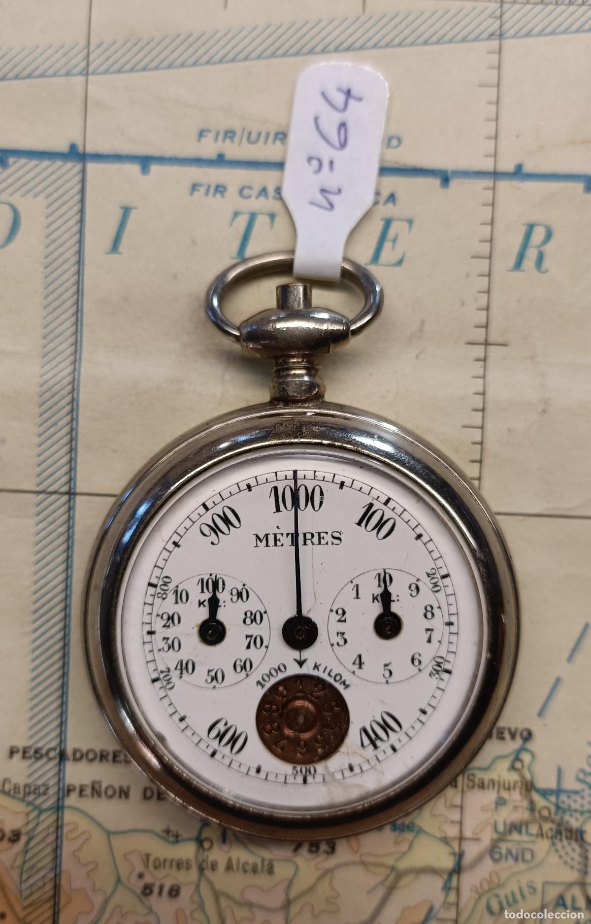 Relojes de bolsillo: POD&Oacute;METRO CON FORMA DE RELOJ DE BOLSILLO - Foto 1