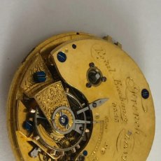 Orologi da taschino: MOVIMIENTO DE RELOJ BOLSILLO ANTIGUO FRENCH ROYAL DIÁMETRO 40,6 MM (PARA REPARACIONES )