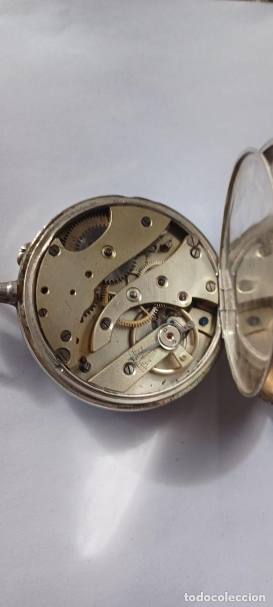 Relojes de bolsillo: Rel&oacute;gio de Bolso em Prata e Ouro - Foto 6