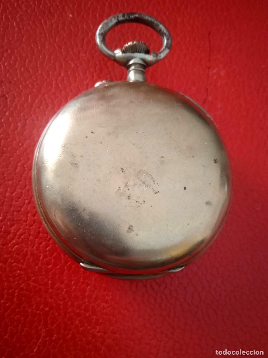 Relojes de bolsillo: RELOJ BOLSILLO GURZELEN CARGA MANUAL. - Foto 6