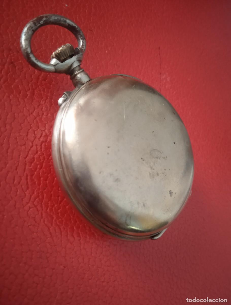 Relojes de bolsillo: RELOJ BOLSILLO GURZELEN CARGA MANUAL. - Foto 7