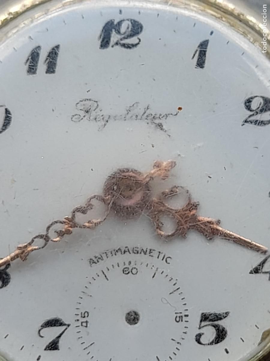 Relojes de bolsillo: Reloj de bolsillo antiguo Marca Regulateur. - Foto 2