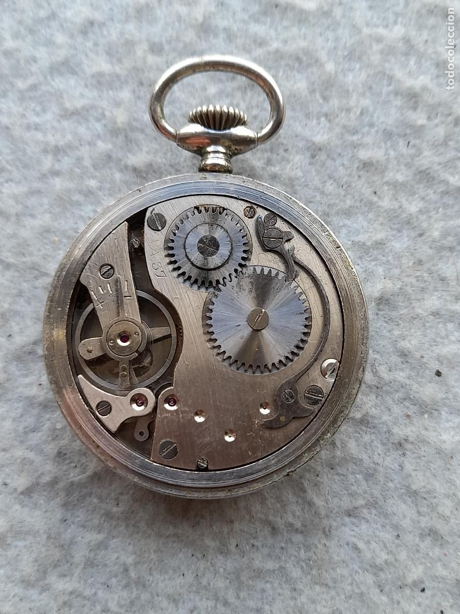 Relojes de bolsillo: Reloj de bolsillo antiguo Marca Regulateur. - Foto 6