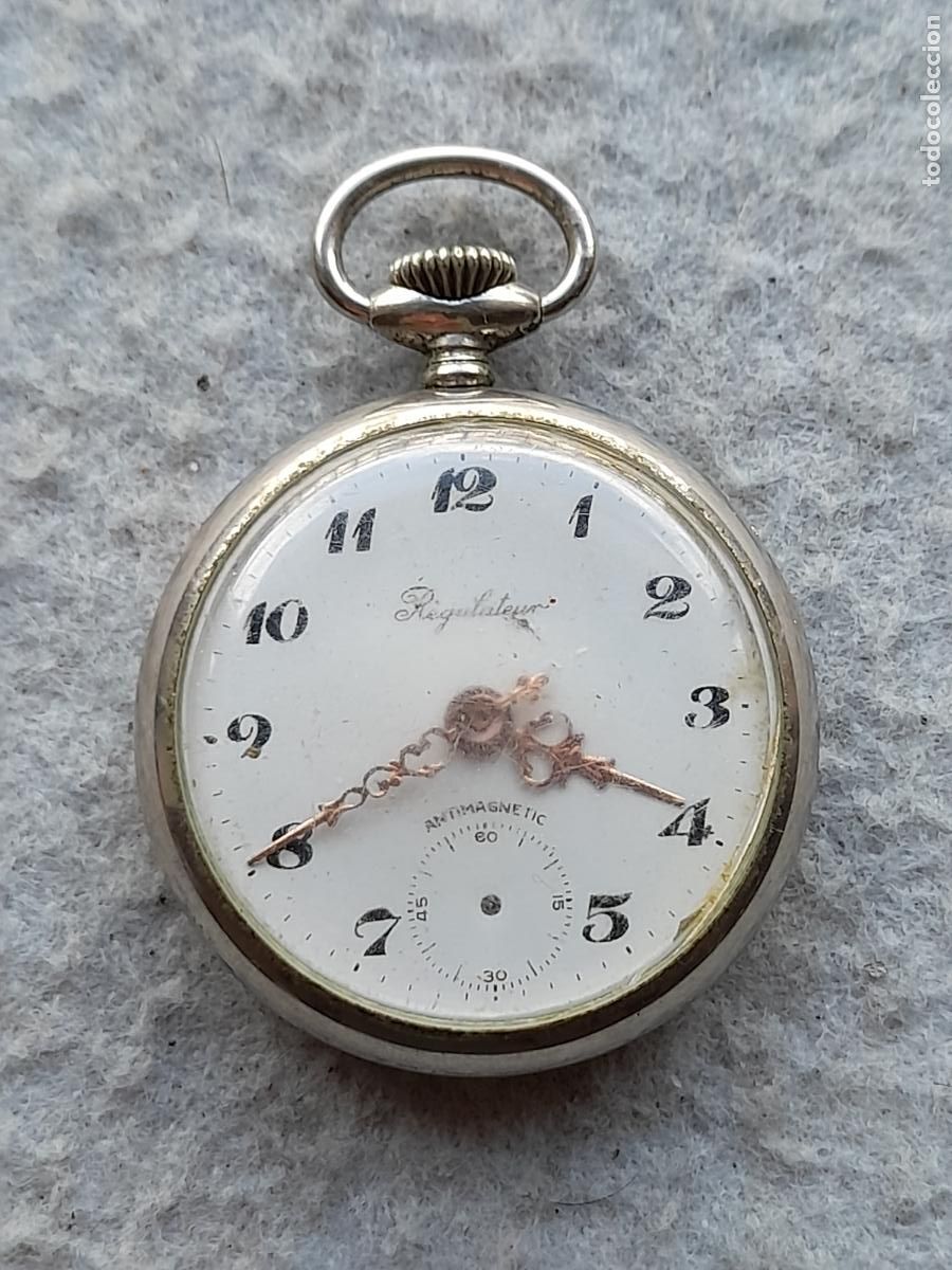Relojes de bolsillo: Reloj de bolsillo antiguo Marca Regulateur. - Foto 1