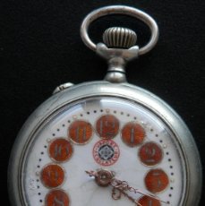 Relojes de bolsillo: RELOJ BOLSILLO TIPO ROSKOPF, MARCA VAPORE FRANCIA S. XIX, 49,4 MM RELOJERÍA VILLAFRANCA DEL CID