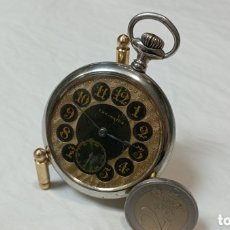Relojes de bolsillo: 79/ANTIGUO RELOJ DE BOLSILLO , ESFERA BIMETAL, 51MM, FUNCIONANDO
