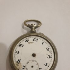 Relojes de bolsillo: RELOJ DE BOLSILLO ESFERA DE PORCELANA. A REPARAR O PIEZAS. (L85)
