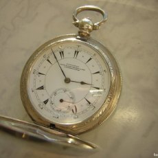 Relojes de bolsillo: RELOJ DE BOLSILLO LONGINES DE PLATA MACIZA OTTOMANO AÑO 1890-1900
