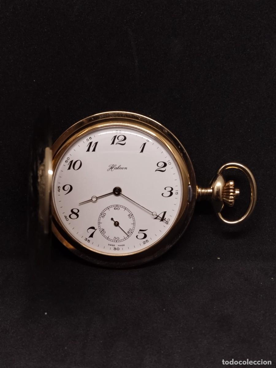 Relojes de bolsillo: Reloj Halcon ETA Unitas 6498 - Foto 4