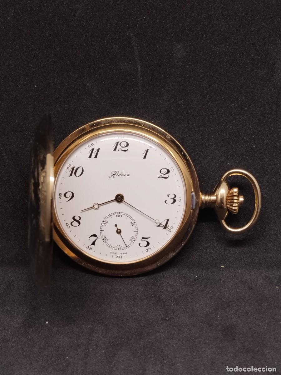 Relojes de bolsillo: Reloj Halcon ETA Unitas 6498 - Foto 5