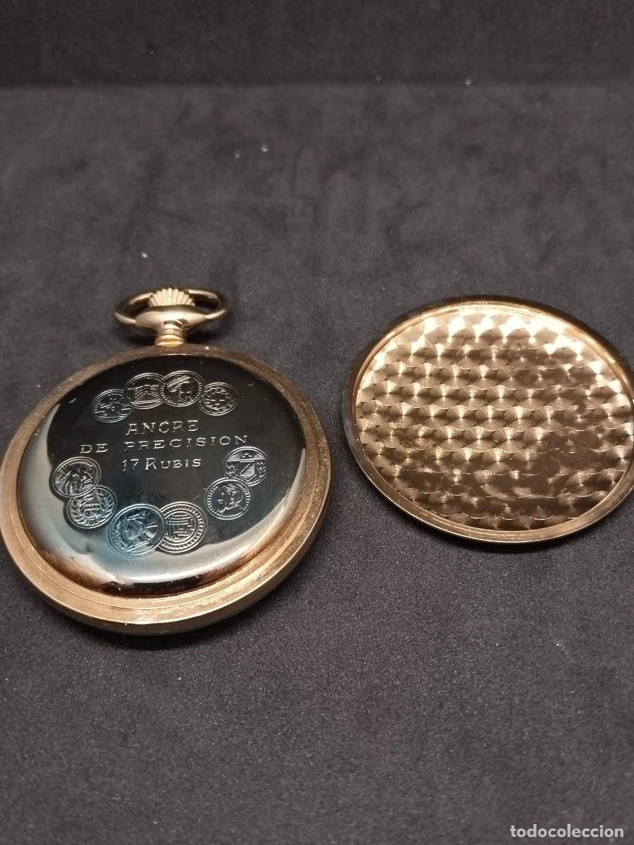 Relojes de bolsillo: Reloj Halcon ETA Unitas 6498 - Foto 9