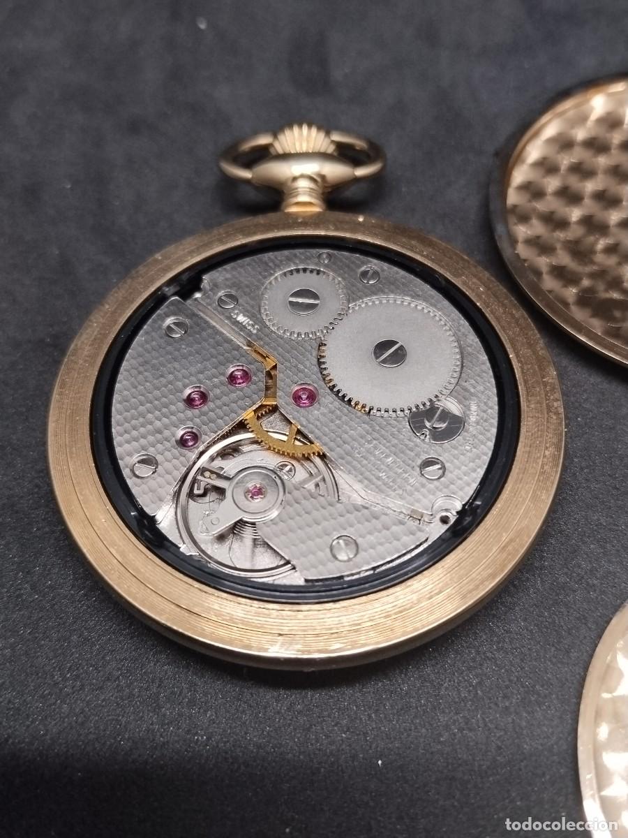 Relojes de bolsillo: Reloj Halcon ETA Unitas 6498 - Foto 3