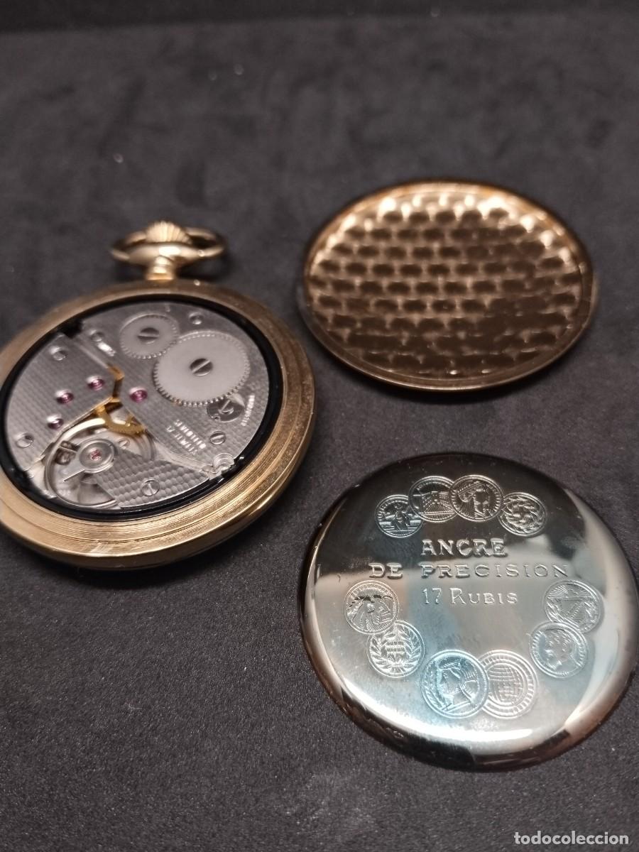 Relojes de bolsillo: Reloj Halcon ETA Unitas 6498 - Foto 11