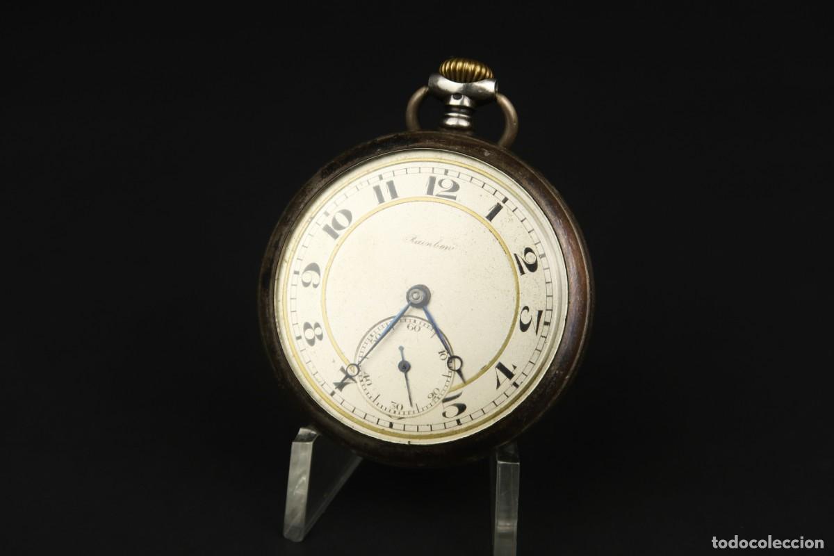 Relojes de bolsillo: Antiguo Reloj de Bolsillo de Plata - Foto 1