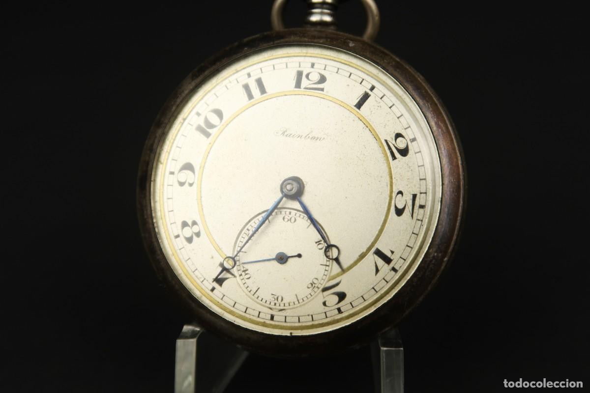 Relojes de bolsillo: Antiguo Reloj de Bolsillo de Plata - Foto 5