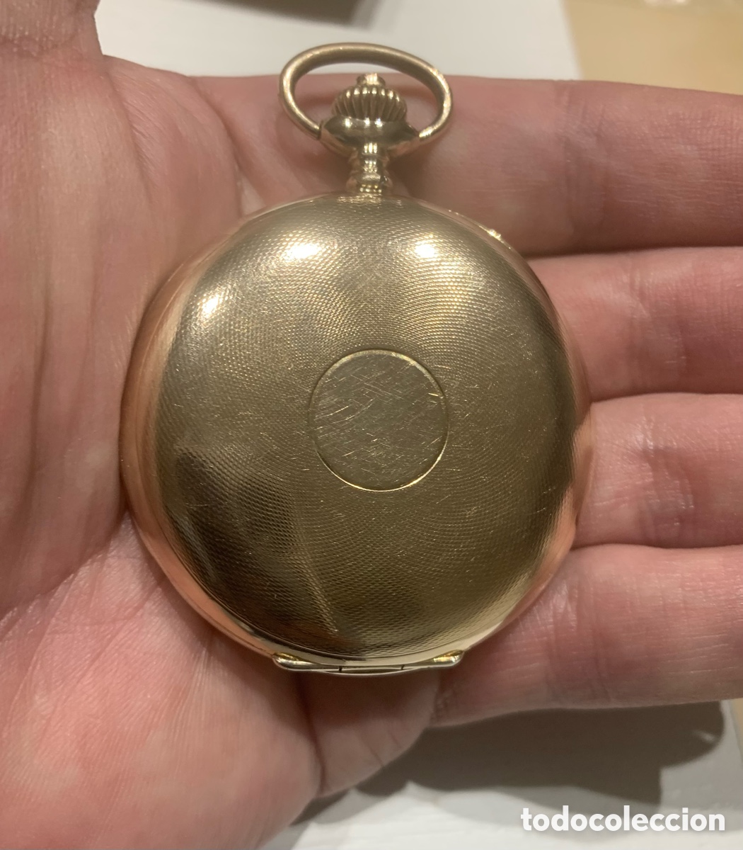 Relojes de bolsillo: Reloj chronograph de bolsillo Quillet - Foto 3