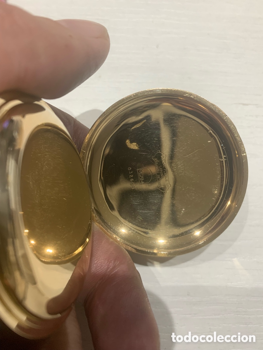 Relojes de bolsillo: Reloj chronograph de bolsillo Quillet - Foto 6
