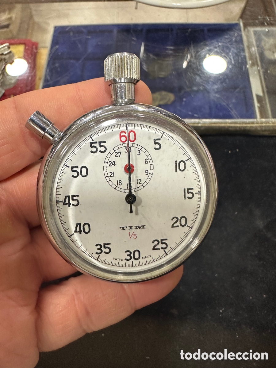 Relojes de bolsillo: Cronometro marca Tim funcionando - Foto 1