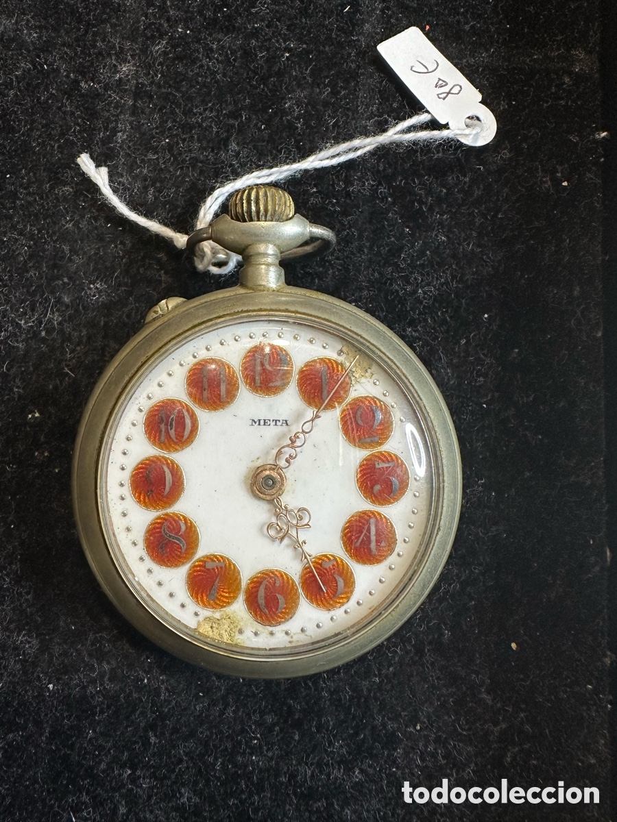 Relojes de bolsillo: Reloj de bolsillo META esmaltado ref.40 - Foto 1