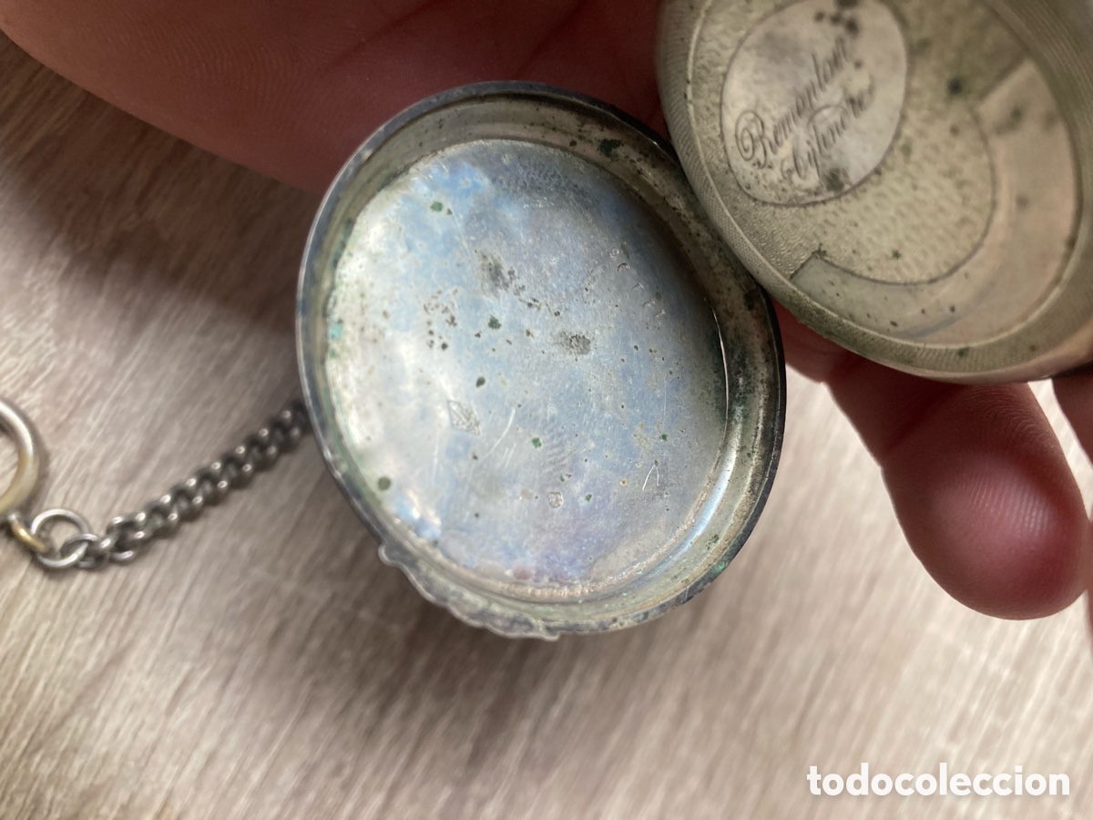 Relojes de bolsillo: Reloj bolsillo de plata de cuerda - Foto 4