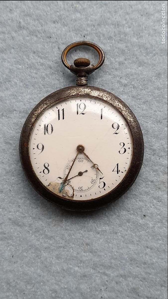 Relojes de bolsillo: Reloj de bolsillo antiguo. - Foto 7